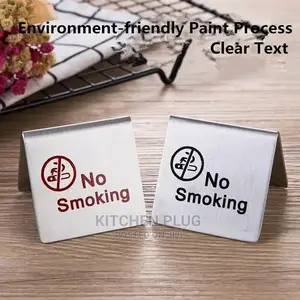 No Smoking Reserved Metal Signs
