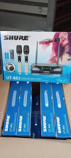Professional Shure Rechargeable Wireless Microphones