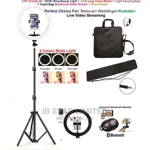 33CM Led Ring Light 2.1M Tripod for Youtube/Makeup Video Kit