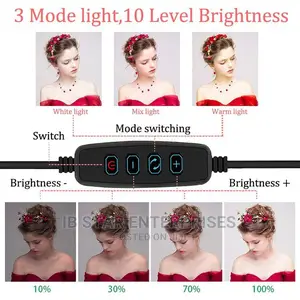 33CM LED Ring Light Dimmable for DSLR/Camera/Smartphone