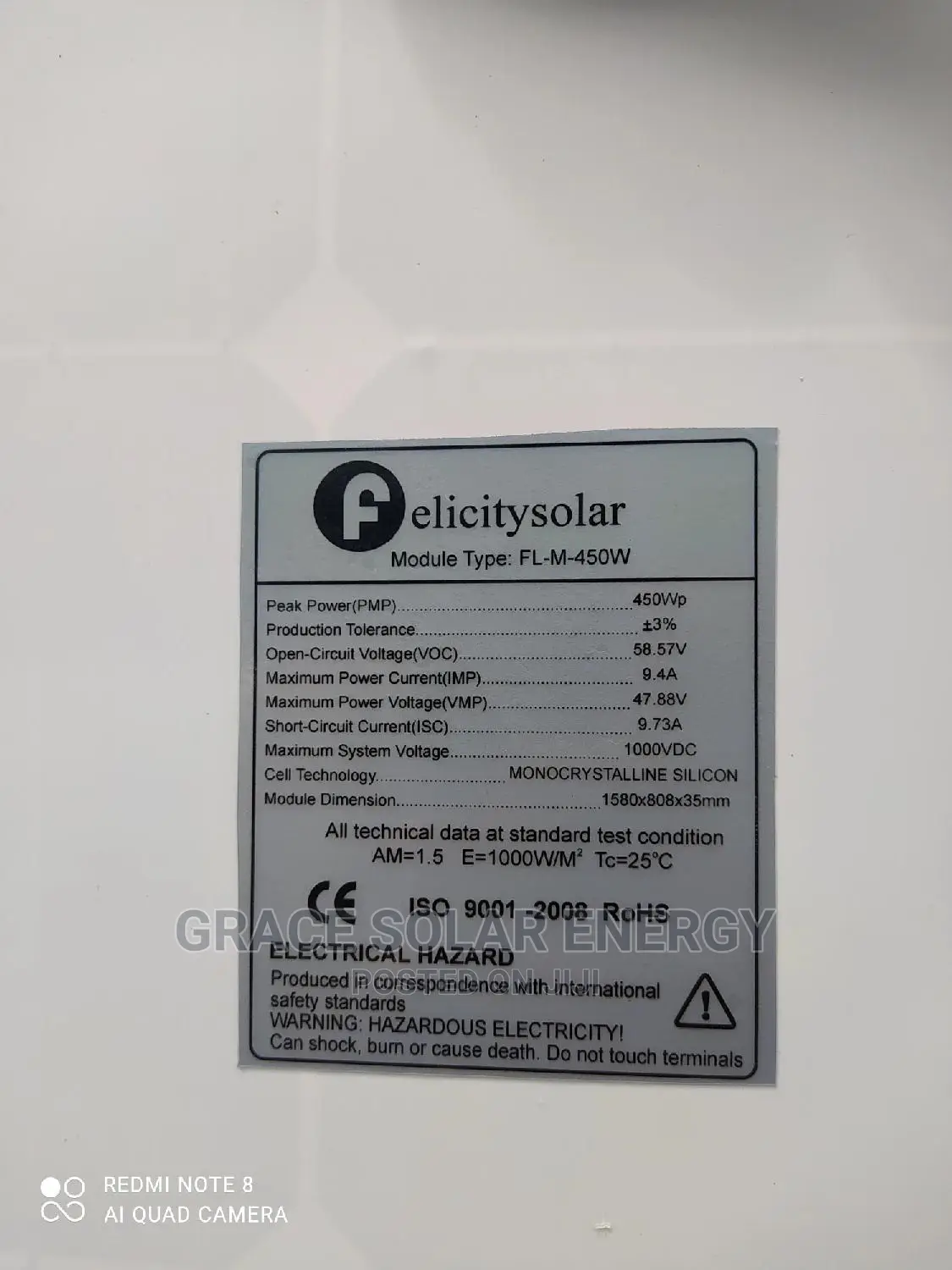 450watts Felicity Panel