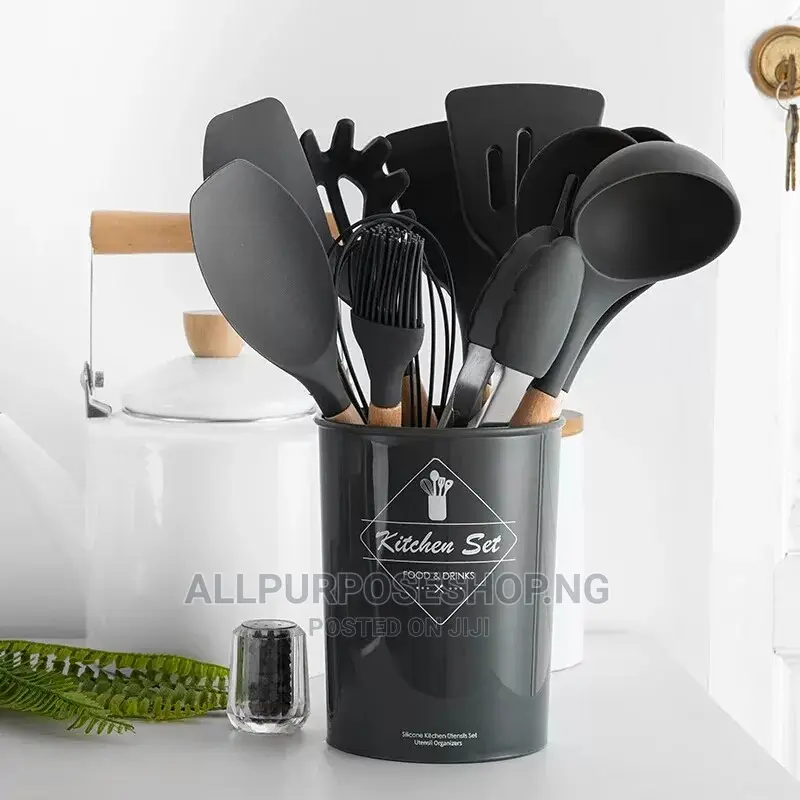 Silicone Durable Cooking Spoon Set