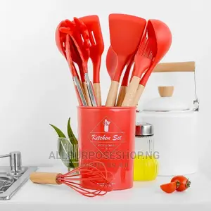 Silicone Durable Cooking Spoon Set