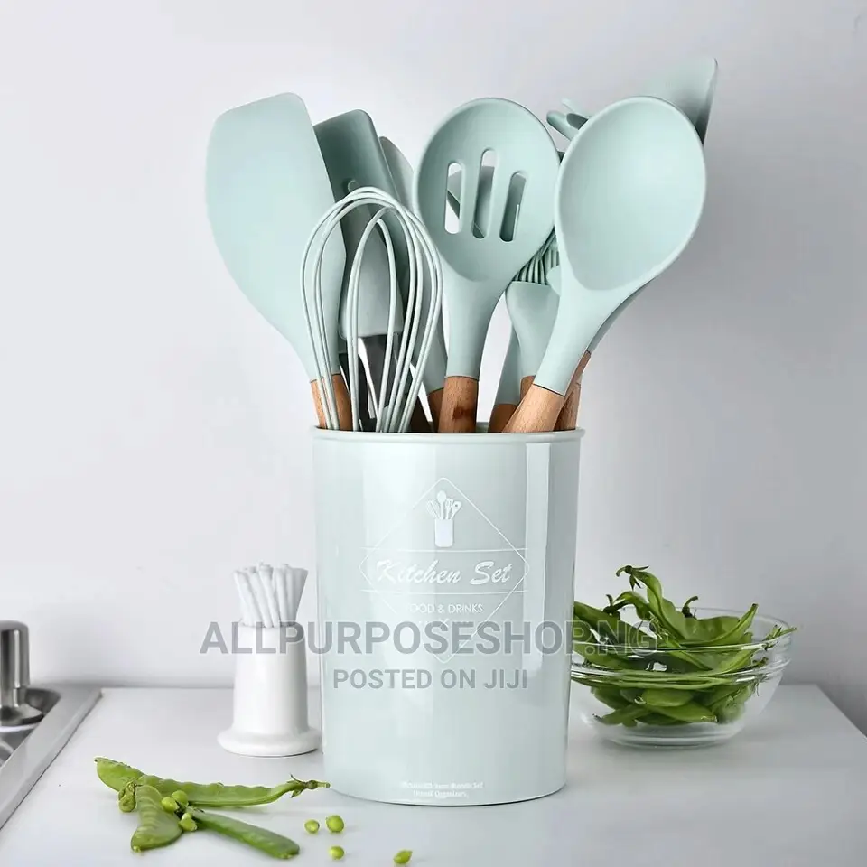 Silicone Durable Cooking Spoon Set