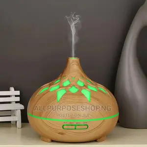 500ml Aroma Diffuser With 7 LED Light (Remote Control )