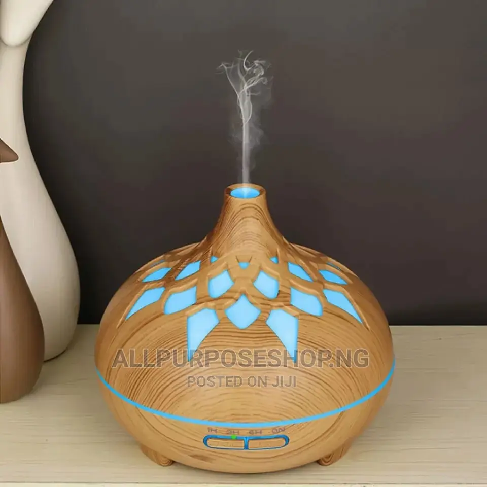500ml Aroma Diffuser With 7 LED Light (Remote Control )