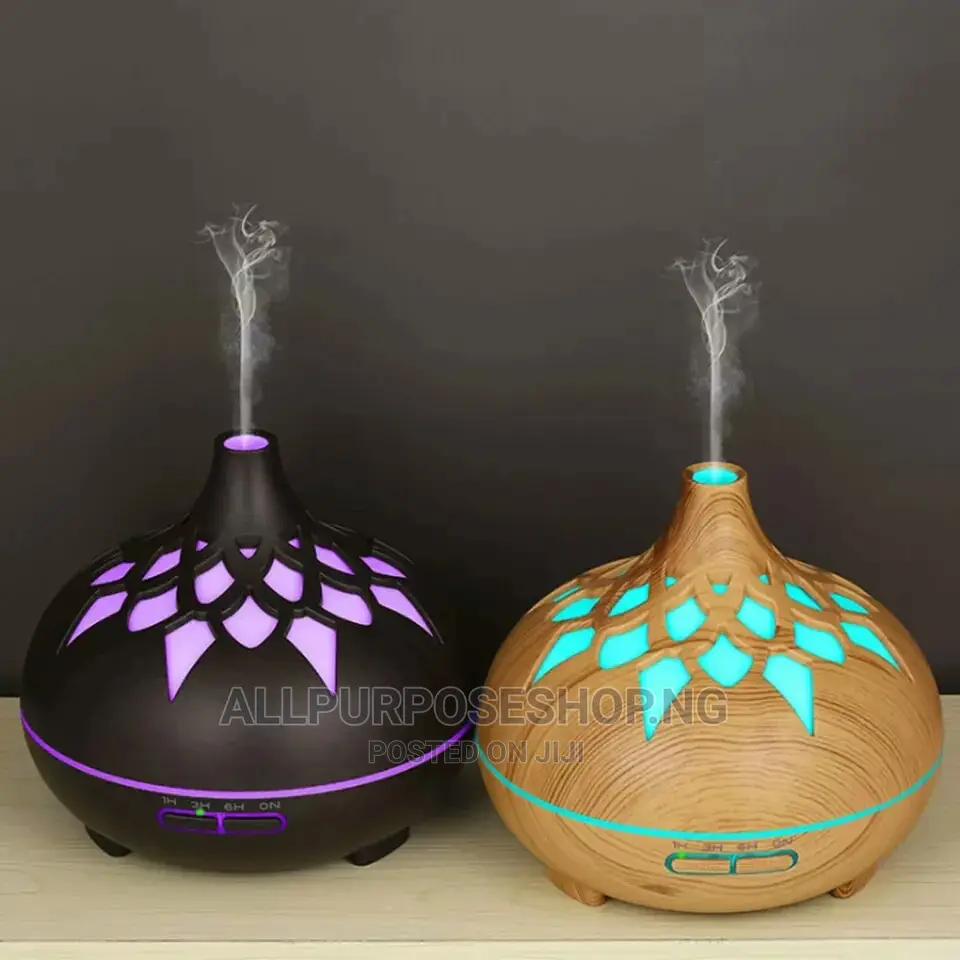 500ml Aroma Diffuser With 7 LED Light (Remote Control )