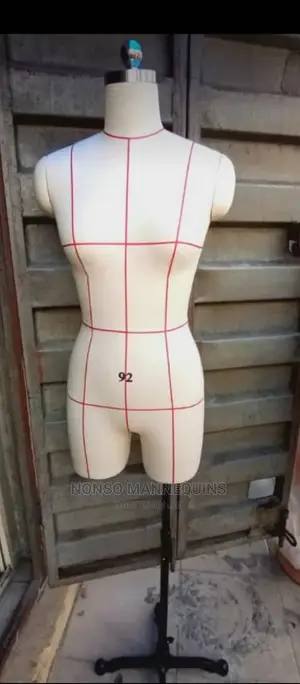 Female Red Line Body Display Dressform