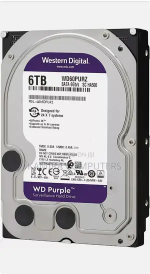 WD Purple Wd62purz 6tb HDD Surveillance Hard Drive Sata