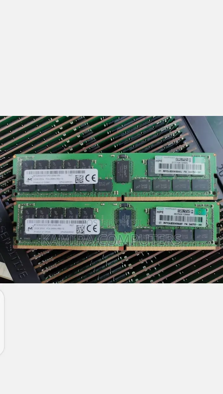 32gb 2rx4 Pc4-2666v Rdimm Ddr4-21300 Ecc Server Memory
