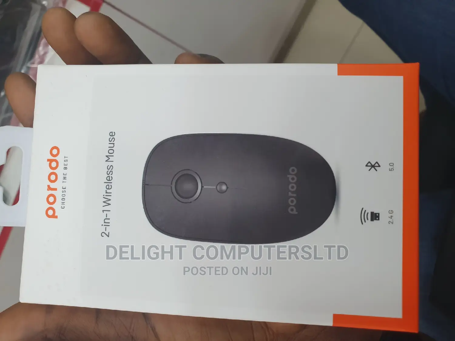 Porodo 2-in-1 Wireless Mouse