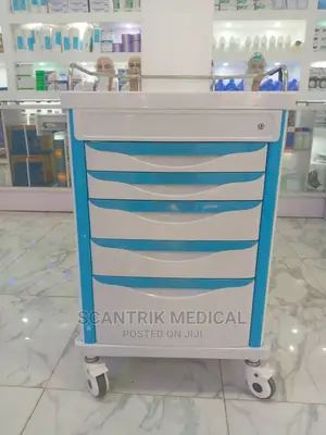 Luxury Plastic Steel Anesthesia Trolley