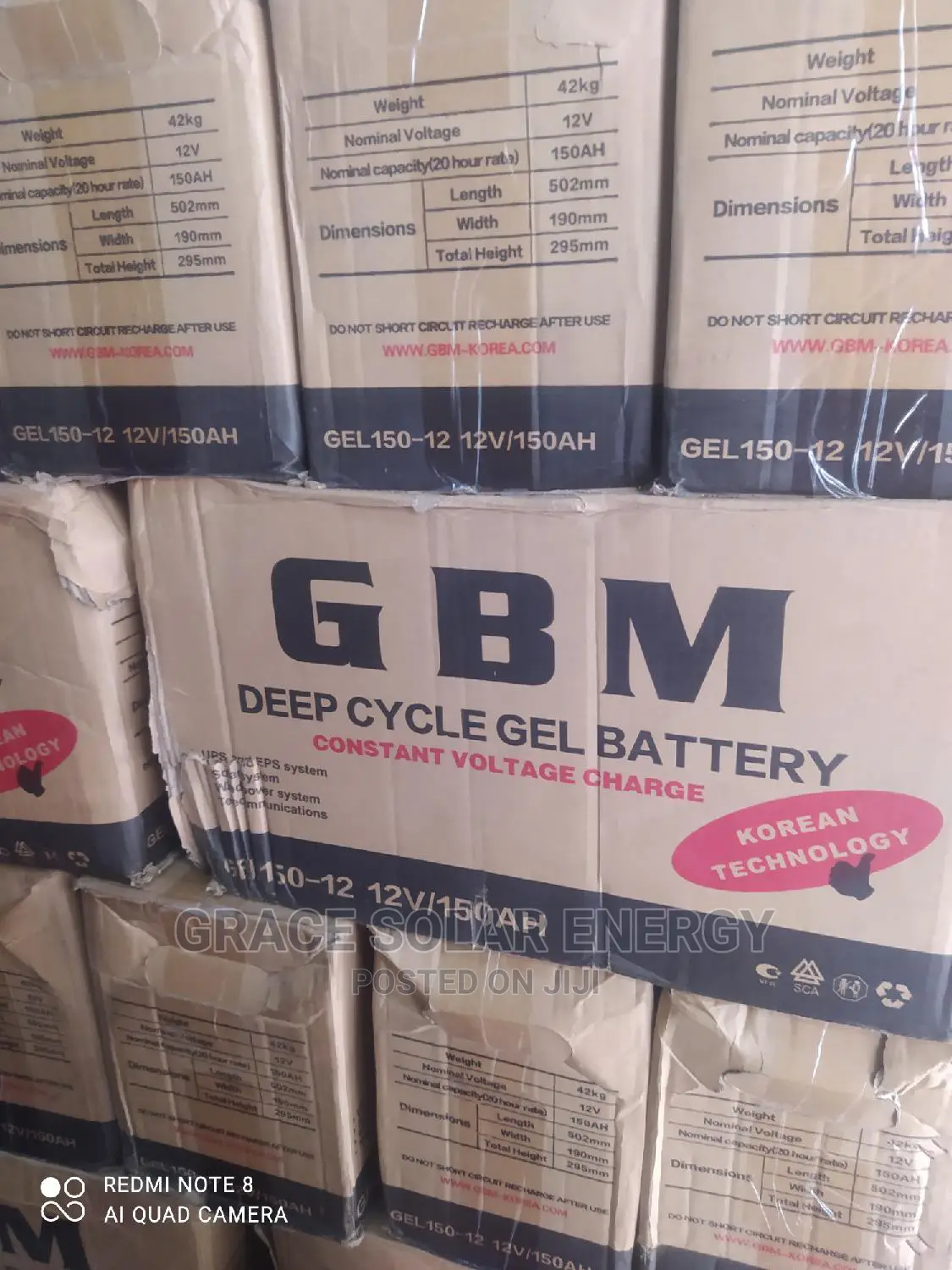 GBM 150a 12v Battery