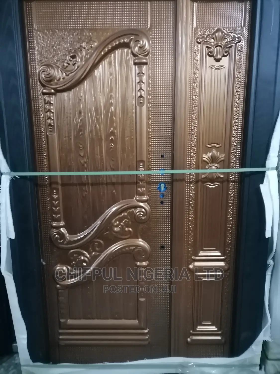 Scroll Copper Doors