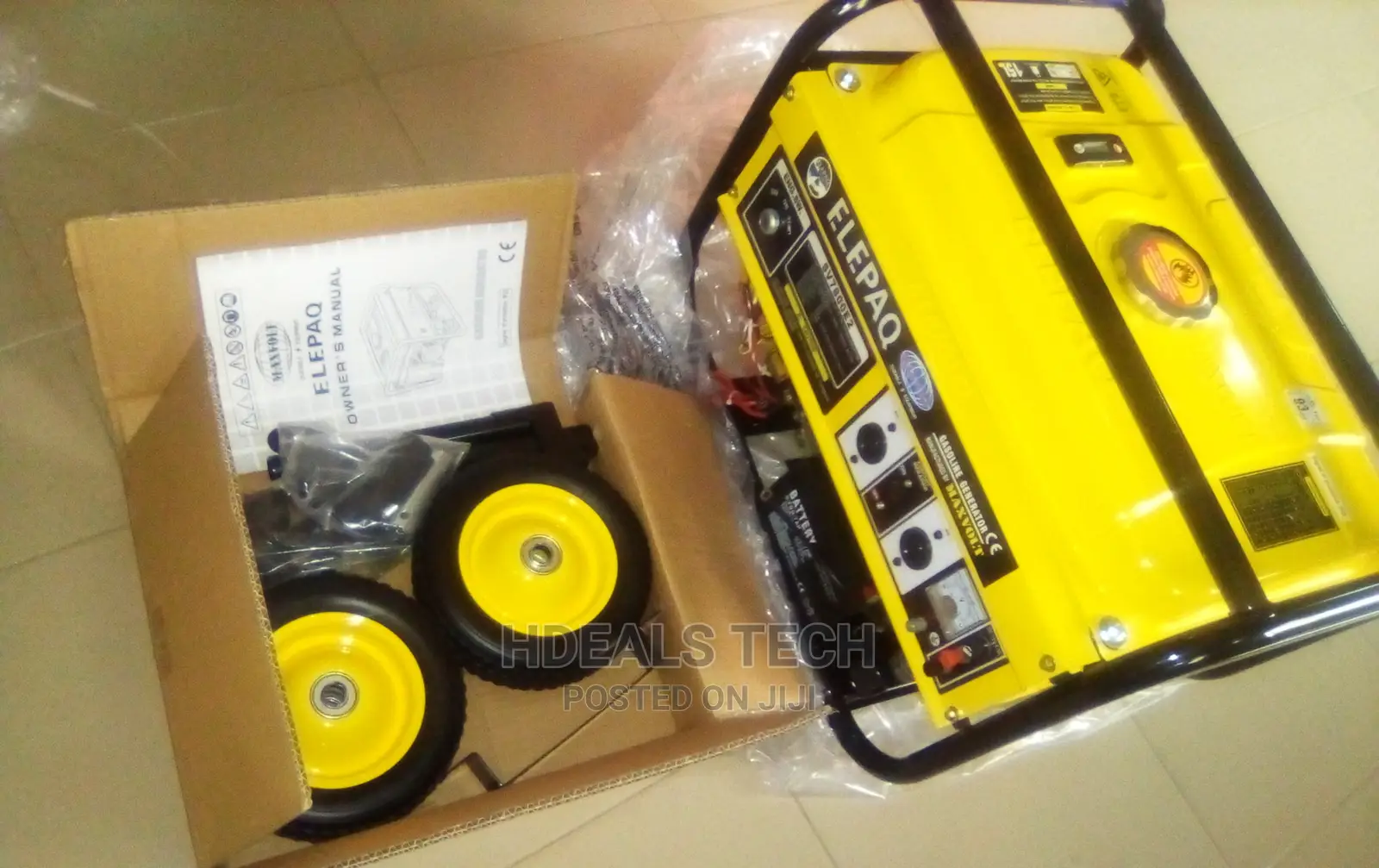 Elepaq 5kva Automatic Petrol Generator With Full Kits