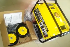 Elepaq 5kva Auto Generator With Key, Battery, Tyres Handle