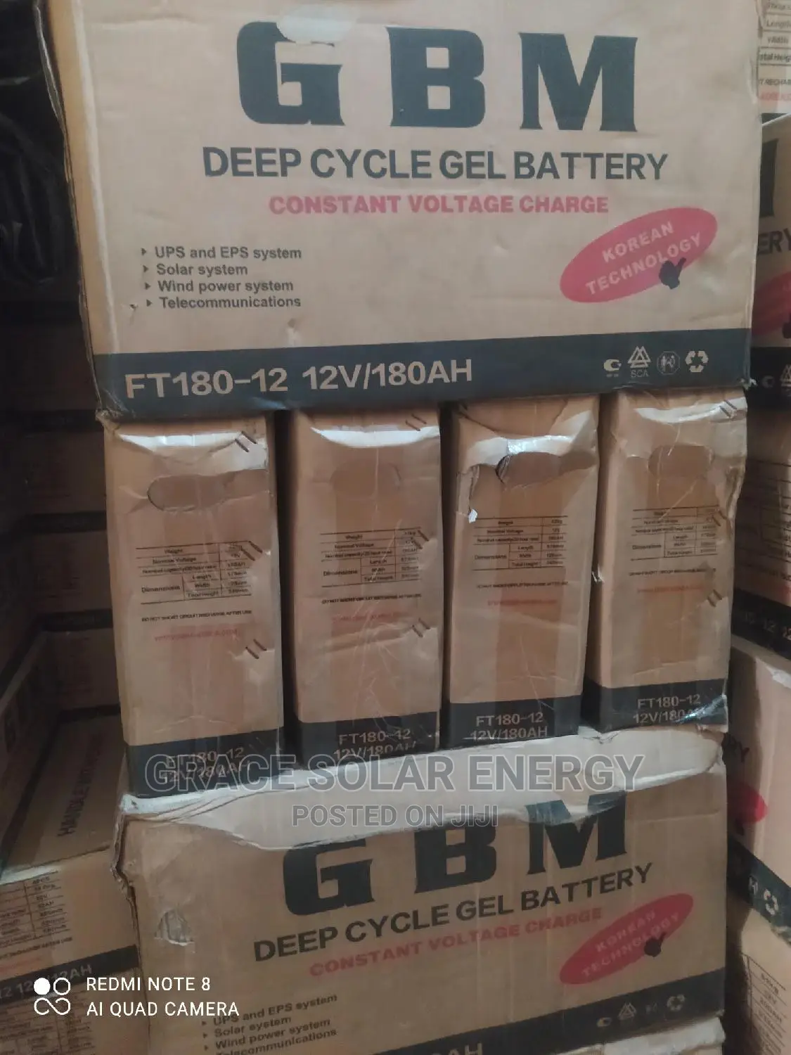 GBM 180A 12V Battery