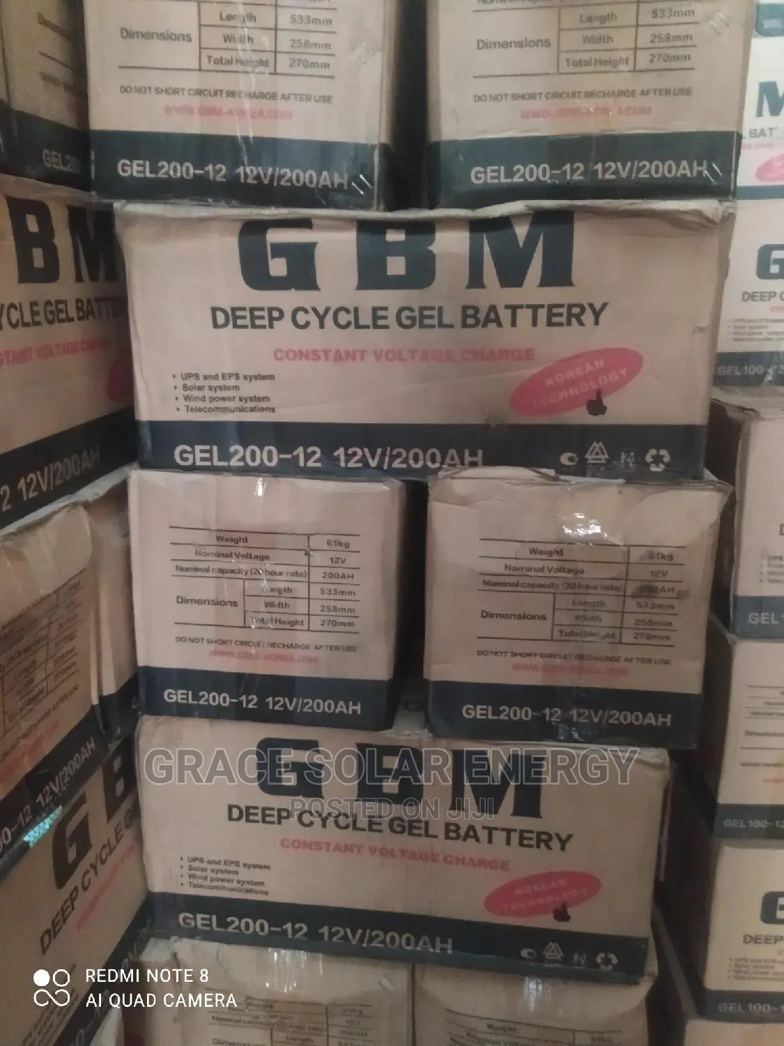GBM 200a 12v Battery