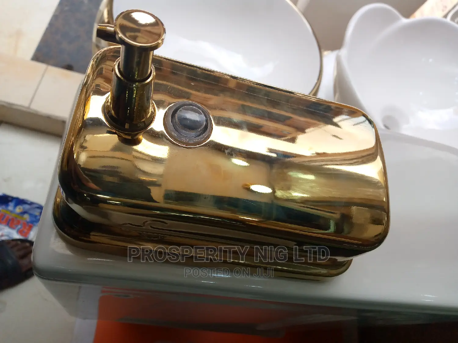 Gold Soap Dispenser