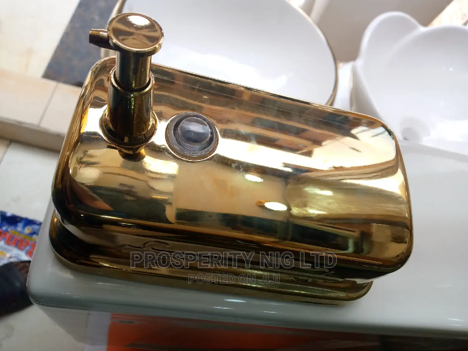 Gold Soap Dispenser