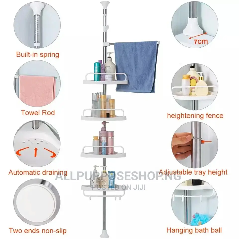 4 Tier Bathroom Rack