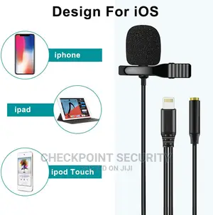 Collar Tie iPhone Lavalier Microphone