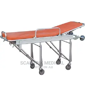Transport Stretcher Non Height Adjustable With 4 Locking Cas