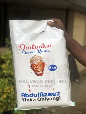 Direct Manual Printing on Sack Bag