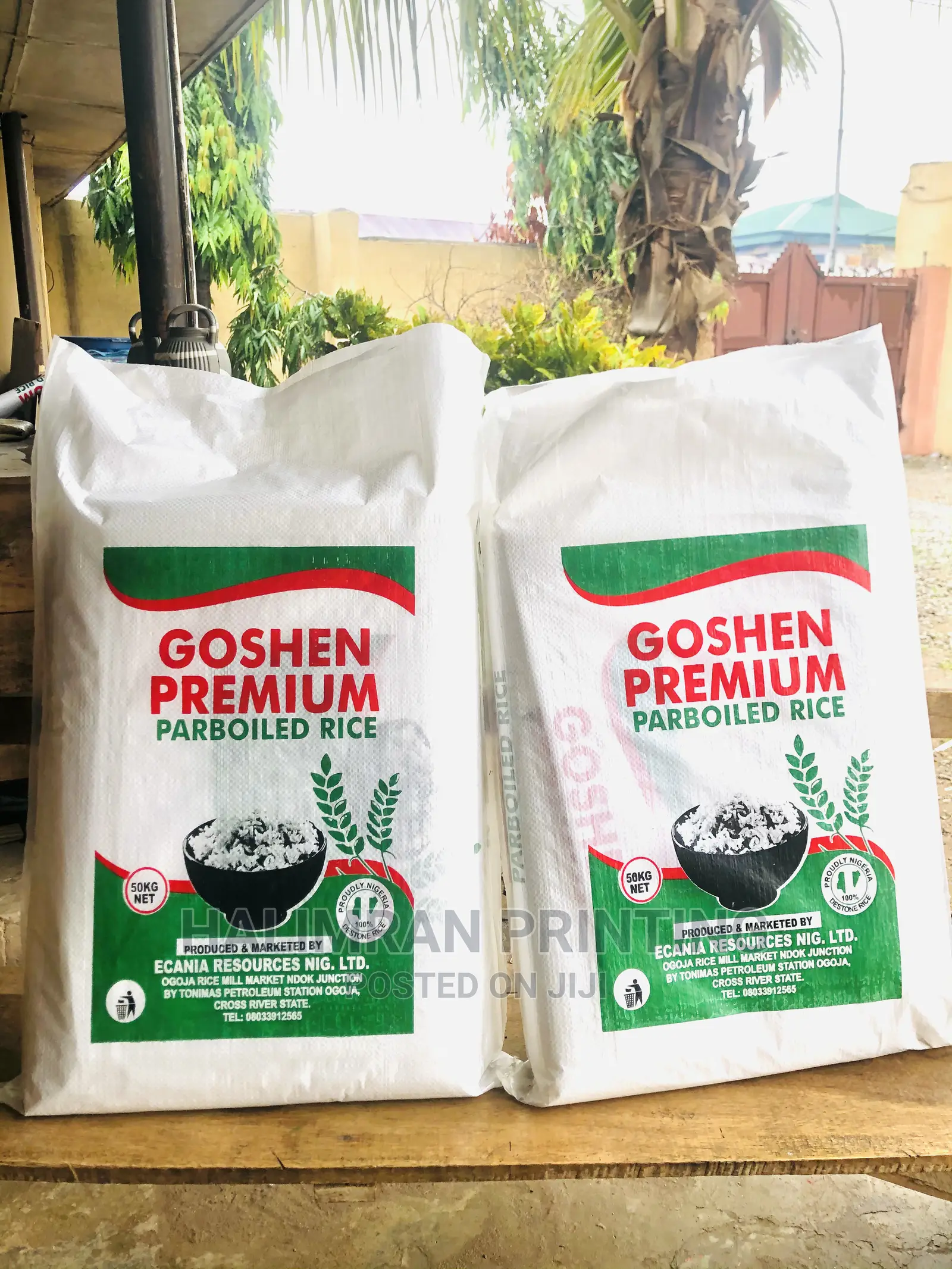 Direct Manual Printing on Sack Bag