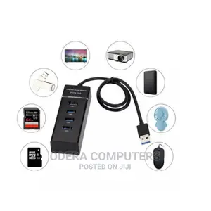 USB HUB 4 Ports 3.0 USB Hub Adapter Data Transfer