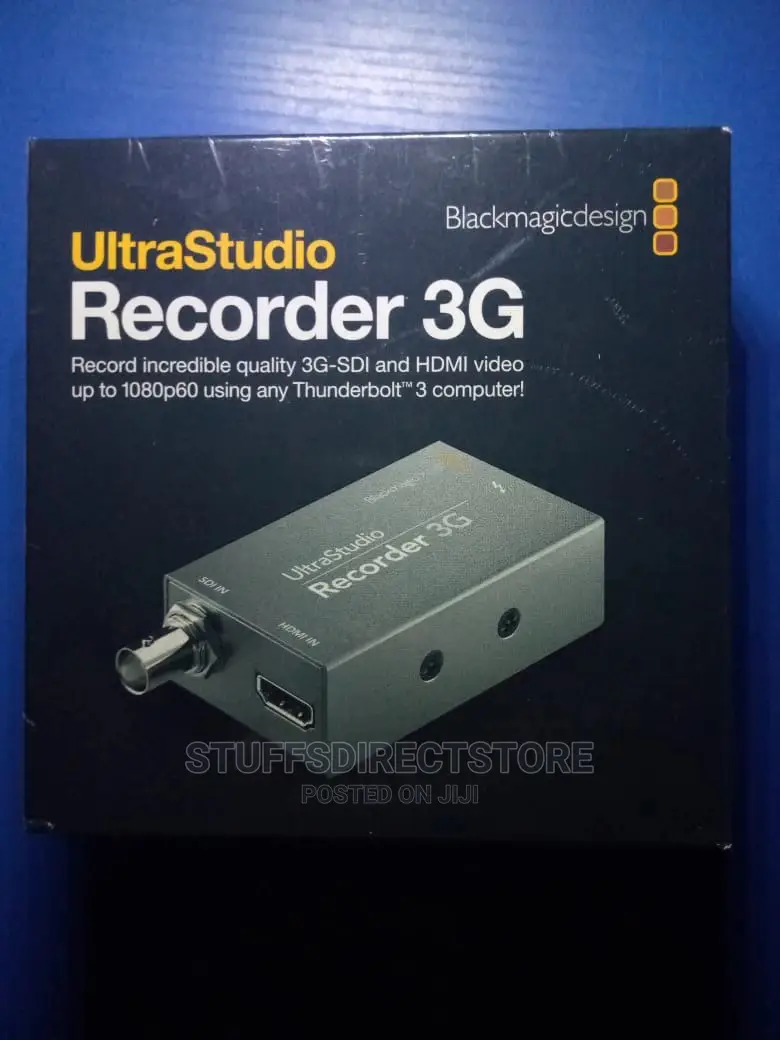 Blackmagic Ultrastudio 3g Recorder and Capture