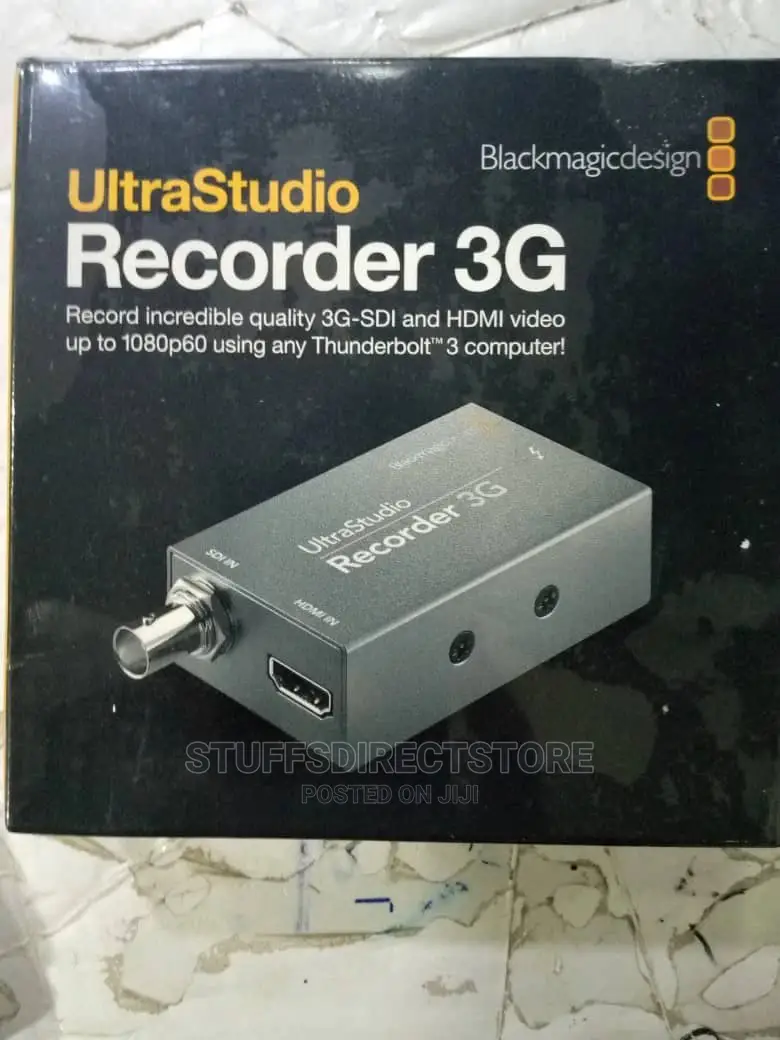Blackmagic Ultrastudio 3g Recorder and Capture