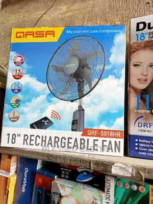 Qasa 18-Inch Rechargeable Standing Fan