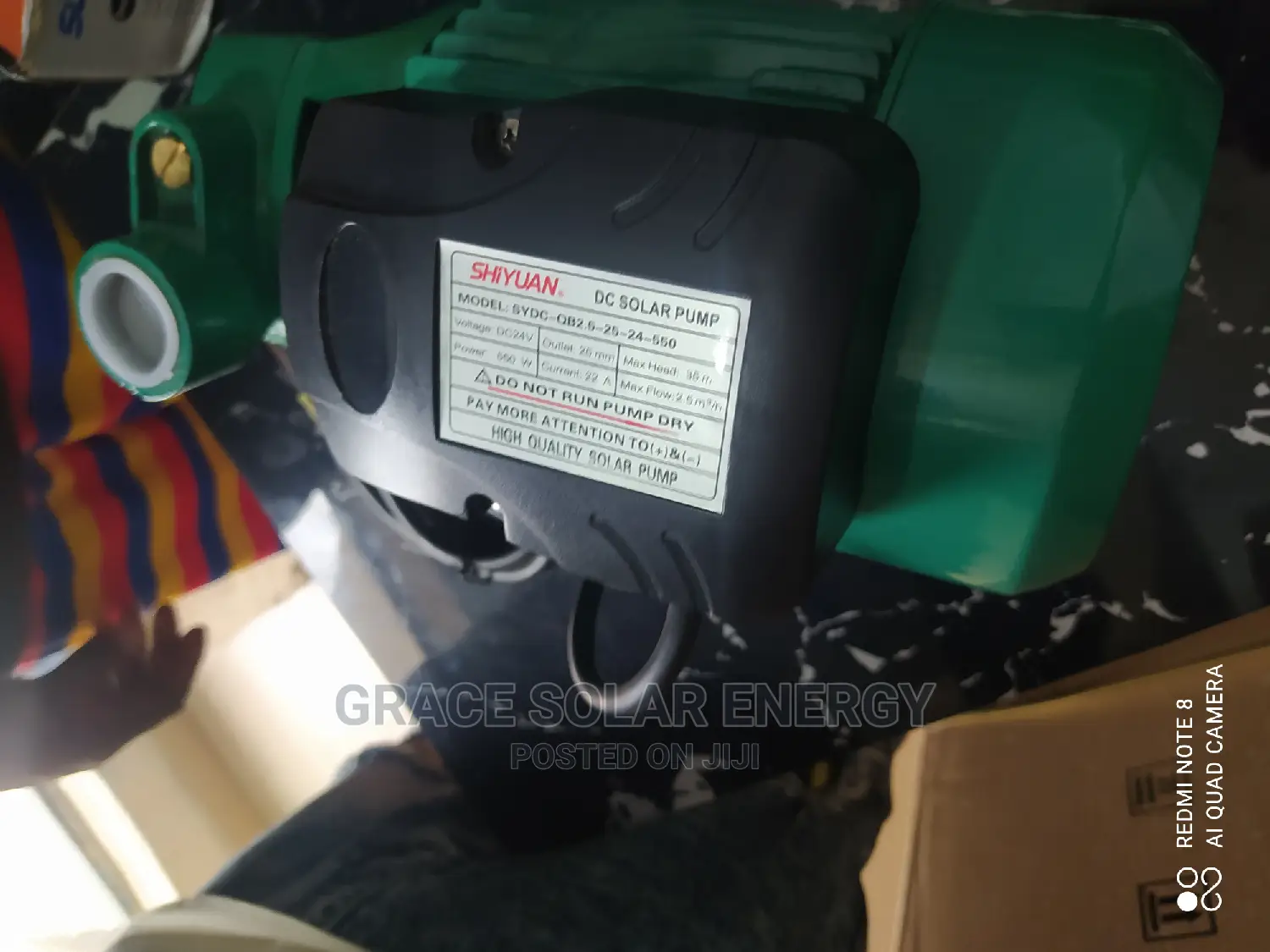 24v 0.5HP DC Solar Pumping Machine