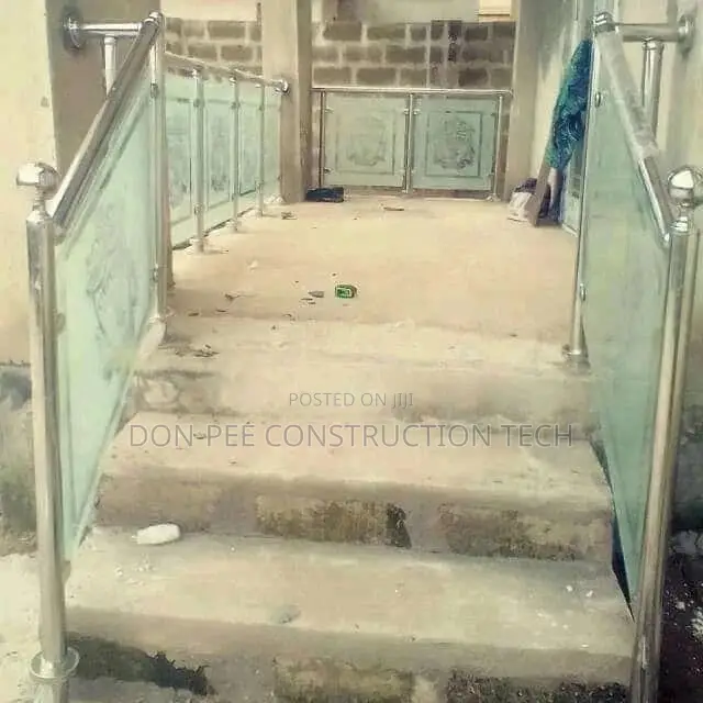 Sus 304 Glass Staircase Handrail