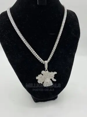 Photo - Tennis Iced Men's Luxury Necklace N Pendant