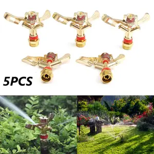 5pcs 360-Degree Water Adjustable Rocker Rotating Sprinkler