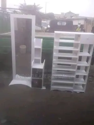 Shoerack and Mirror