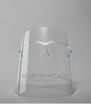 Safety Face Shield With Glasses Rim
