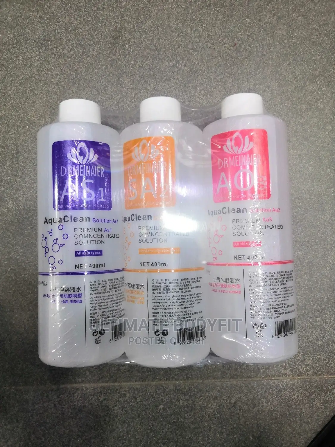 Brand New Hydrofacials Aqua Clean Comncentrated Solution