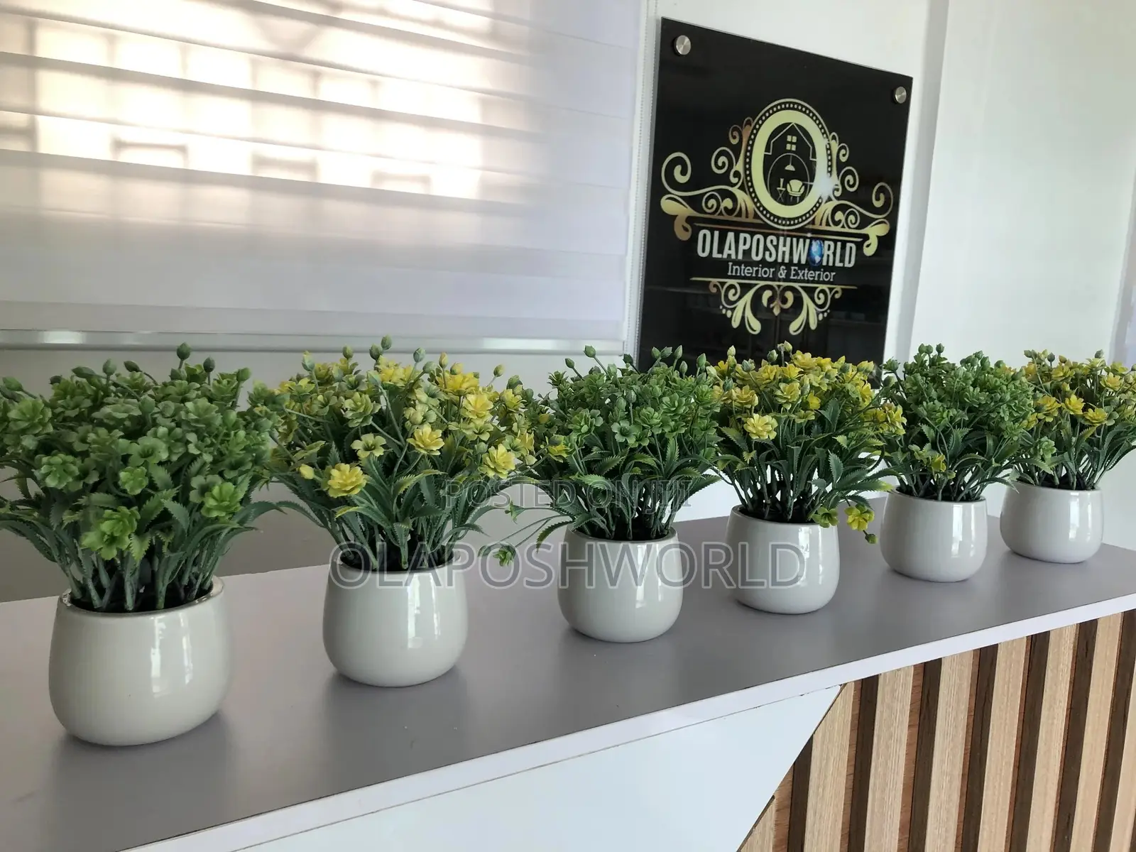 Ceramic Potted Artificial Flower