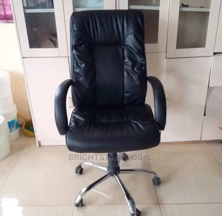 Solid Leather Office Chair