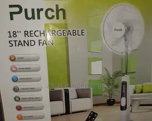 18" Purch Rechargeable Fan