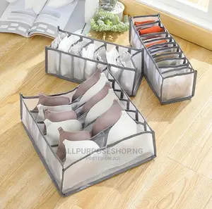 3 Pieces Underwear Storage