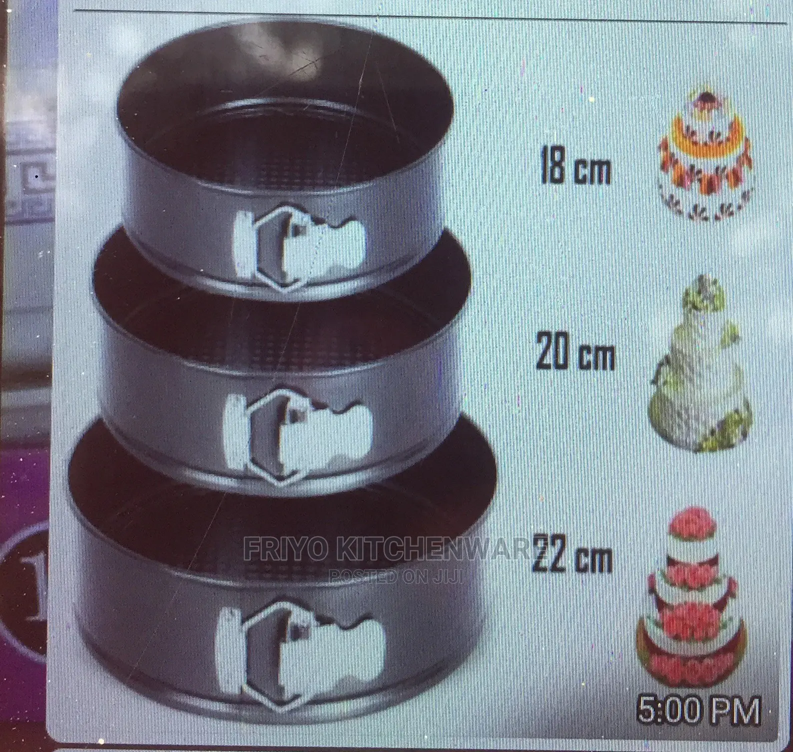 3pcs Non Stick Baking Pan