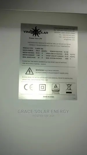 Yingli 385watts Solar Panel