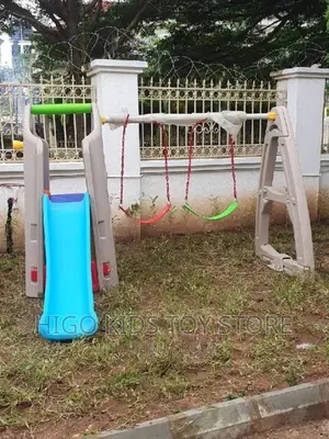 Outdoor Swing and Slide Climber