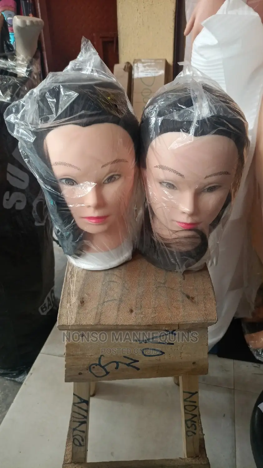 Mannequins Head With Synthetic Hair in Lagos Island (Eko) Store