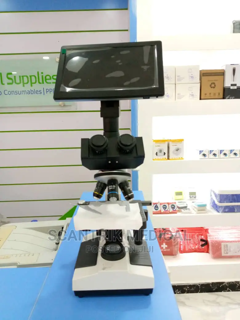 Portable Zoom Microscope With Screen