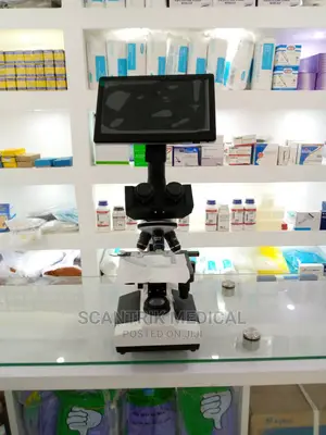 Professional Lab Microscope With Screen
